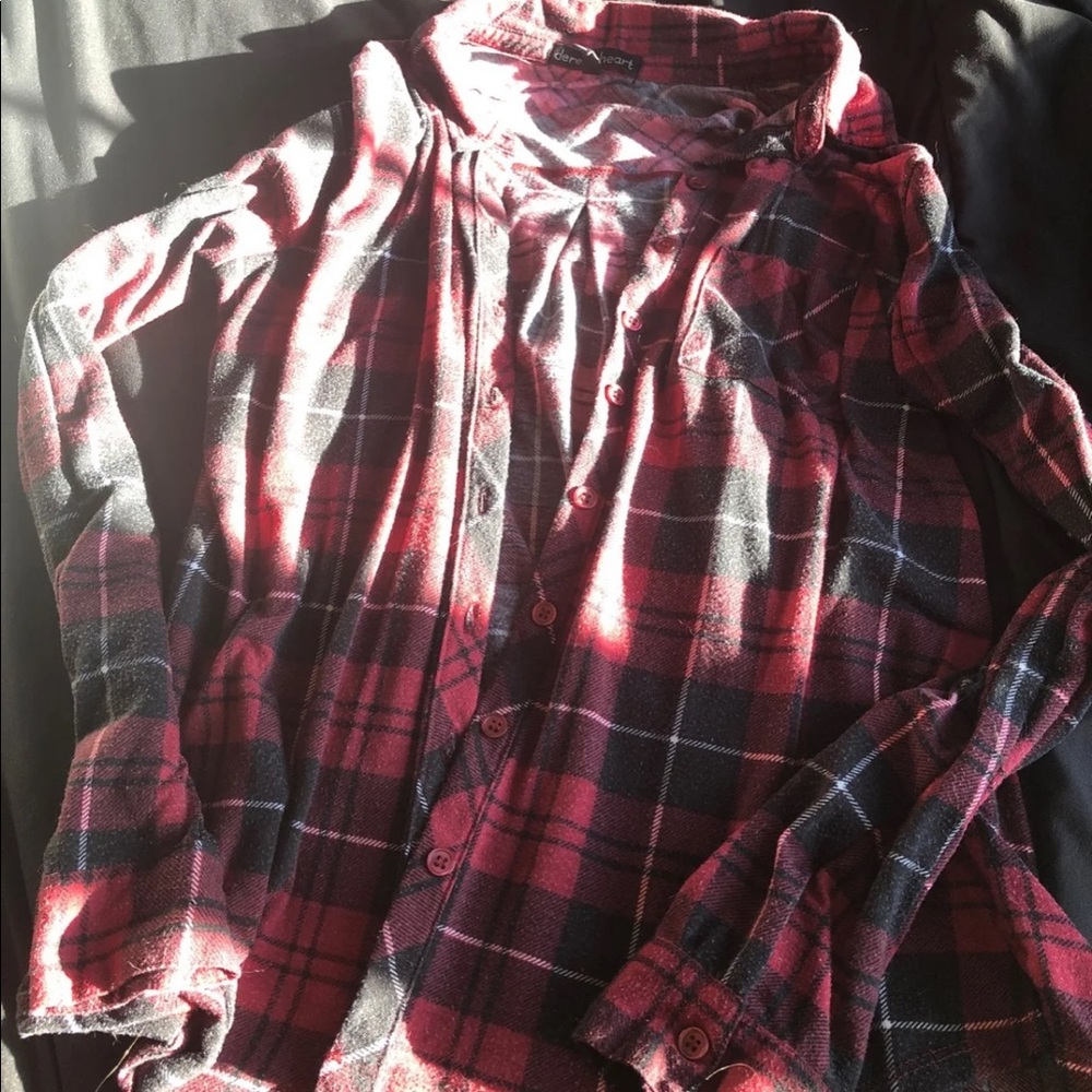 Plaid top